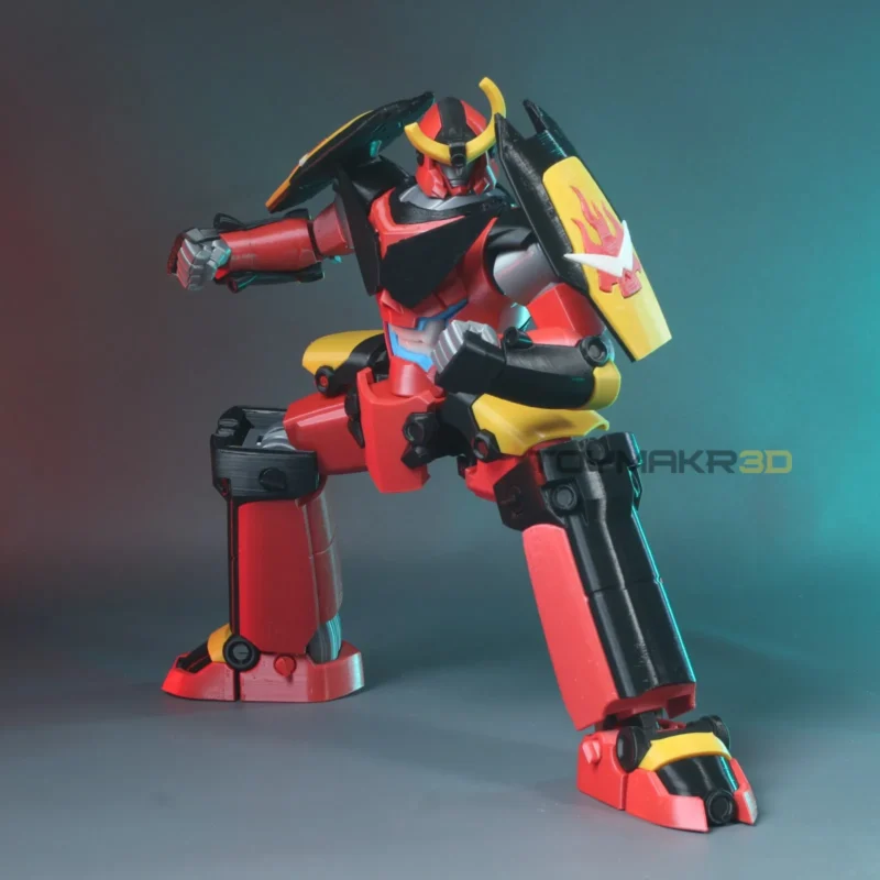 Boneco Gurren Lagann - Impressão 3D (34cm) - Imagem 8