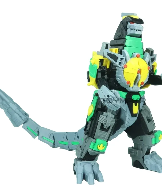 Boneco Dragonlord Impresso em 3D – Modelo Articulado Estilo Mecha Kaiju