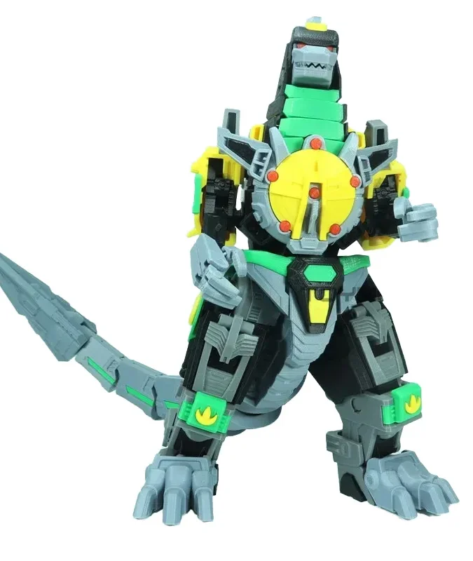 Boneco Dragonlord Impresso em 3D – Modelo Articulado Estilo Mecha Kaiju - Imagem 2