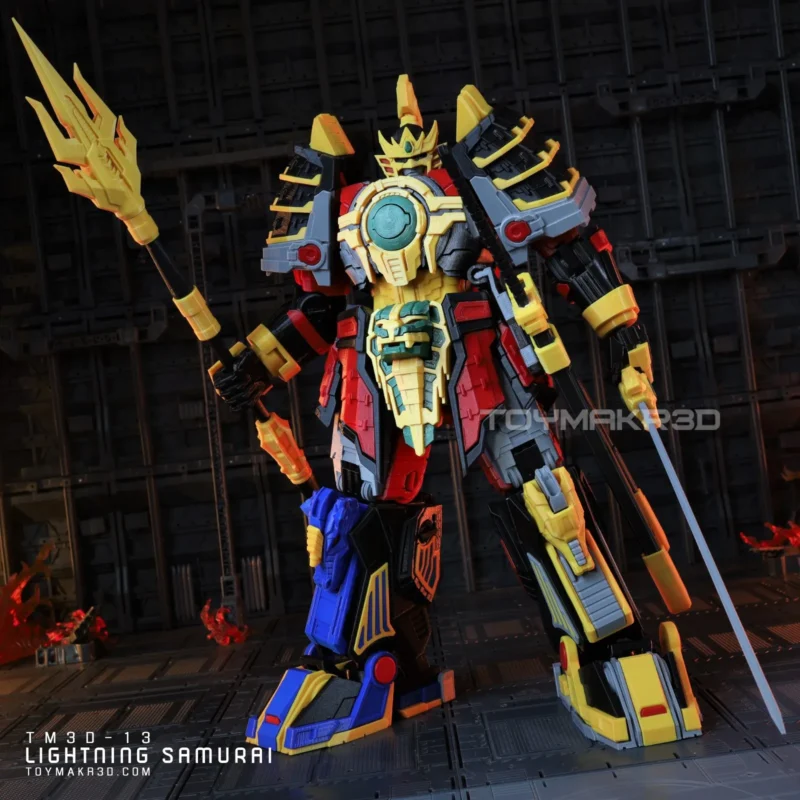 Lightning Samurai V2 – Action Figure Articulada de Alta Qualidade - Image 6