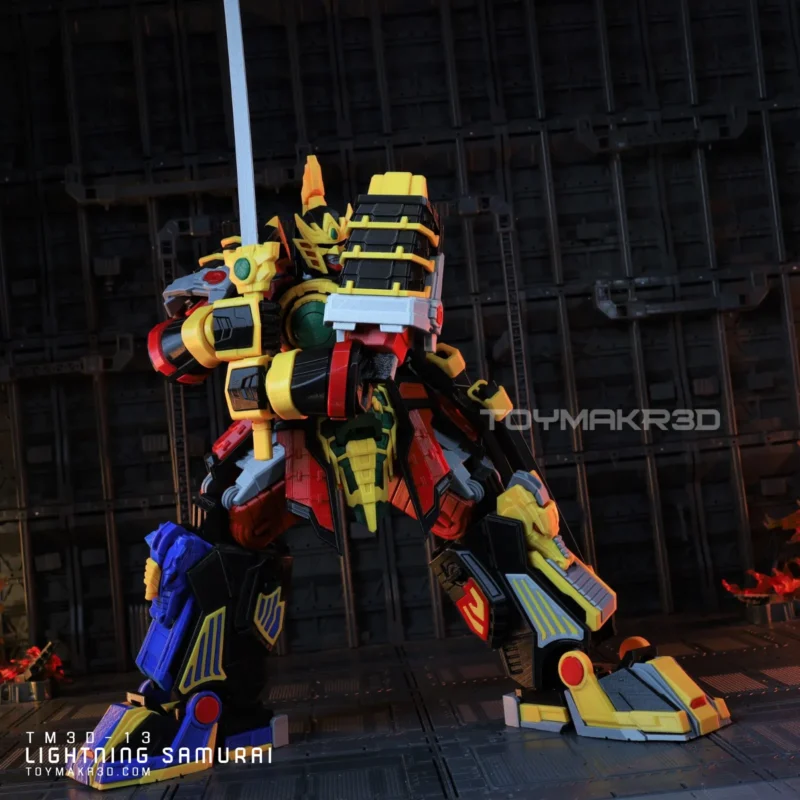 Lightning Samurai V2 – Action Figure Articulada de Alta Qualidade - Image 2