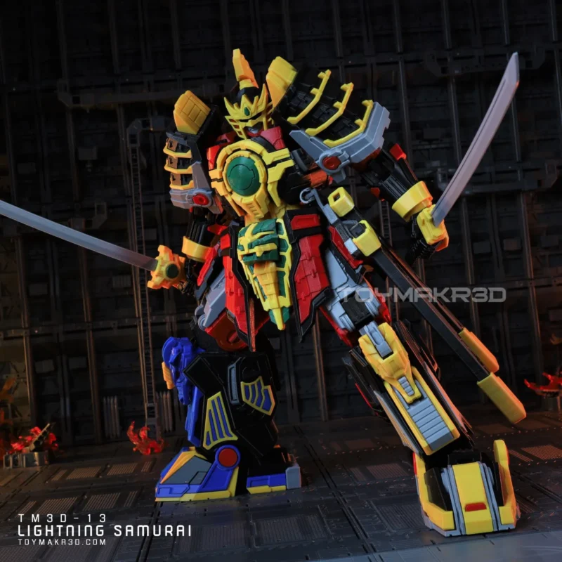 Lightning Samurai V2 – Action Figure Articulada de Alta Qualidade - Image 5