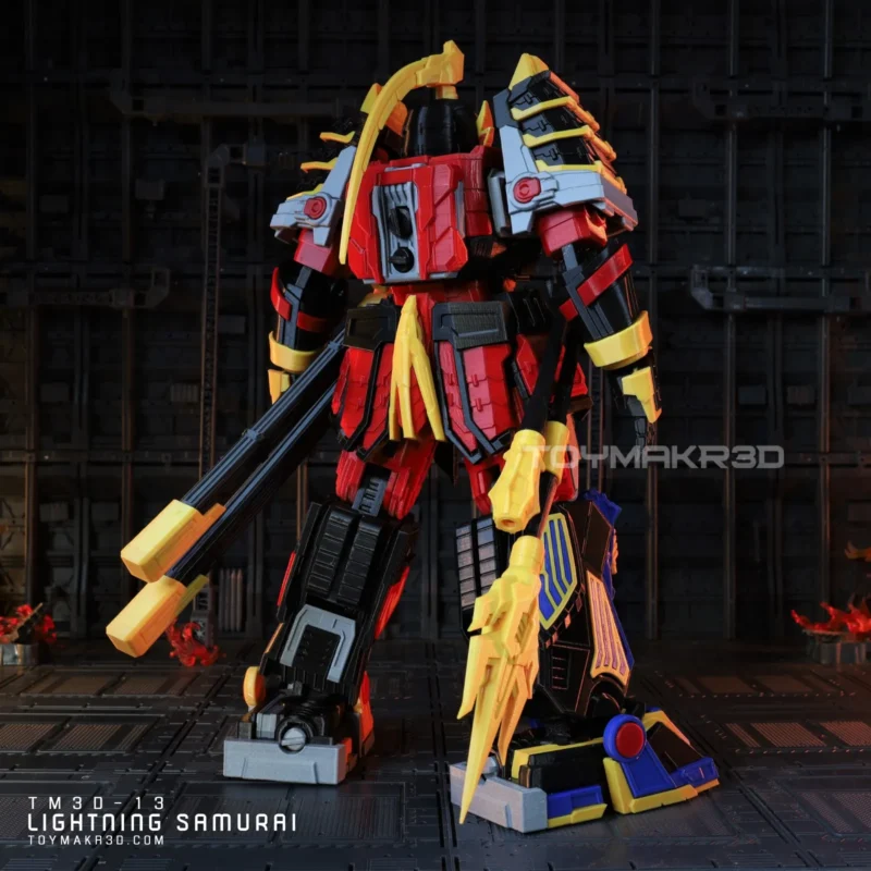 Lightning Samurai V2 – Action Figure Articulada de Alta Qualidade - Image 3