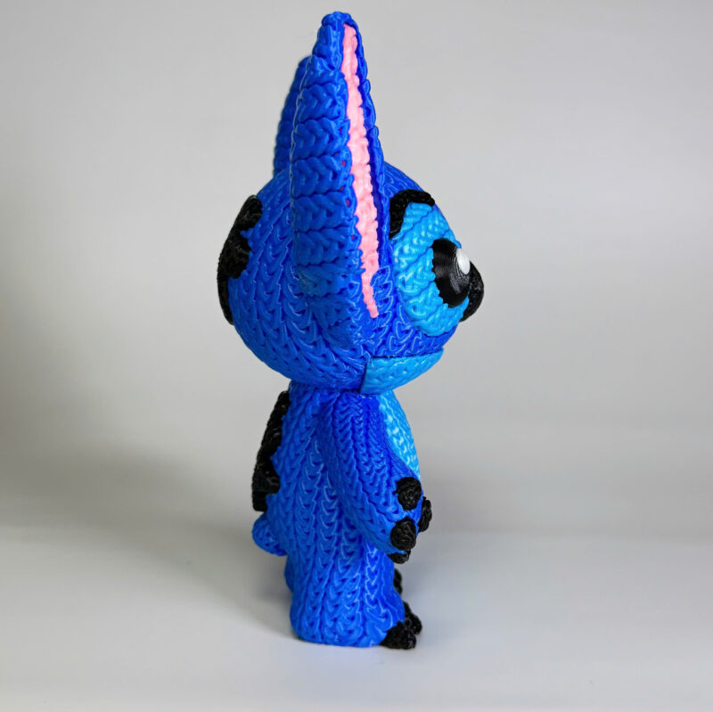 Stitch Crochê Lillo Stitch - Feita Em Plástico 3d - Imagem 3