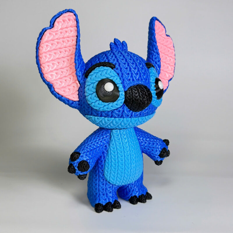 Stitch Crochê Lillo Stitch - Feita Em Plástico 3d - Imagem 4