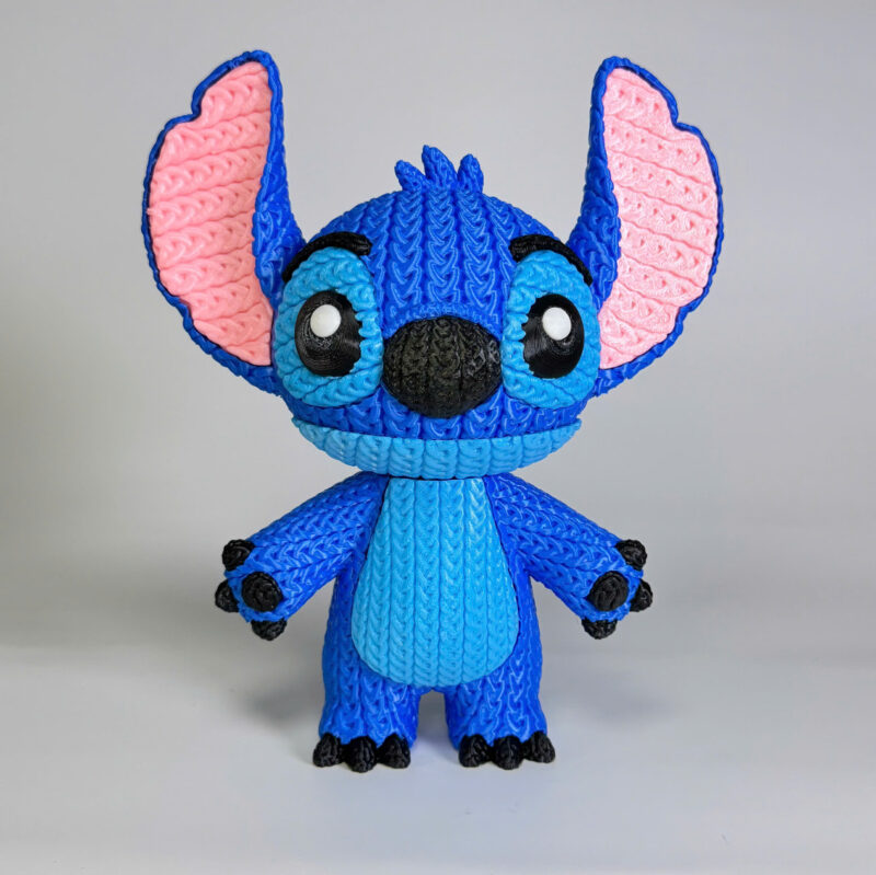 Stitch Crochê Lillo Stitch - Feita Em Plástico 3d - Imagem 5