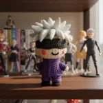 Gojo Satoru Estilo Crochê – Escultura em Impressão 3D Colecionável